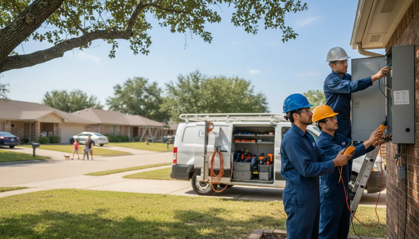 Certified electrician providing emergency electrical services in Macedonia, IA